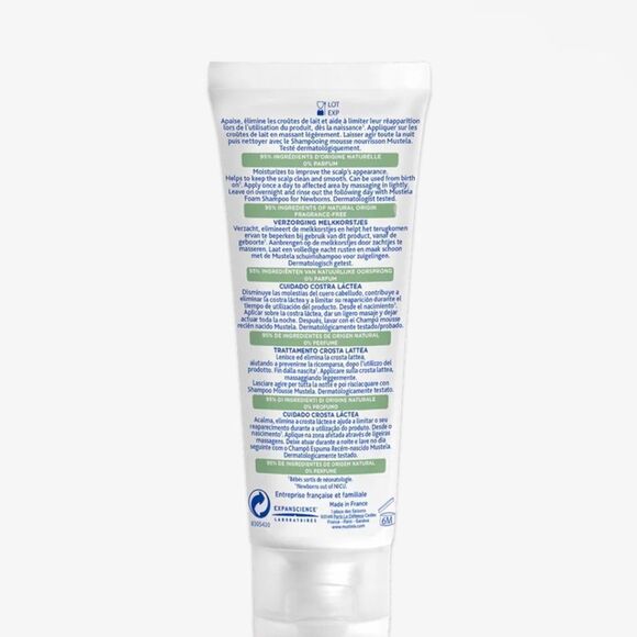 NIB New Mustela Cradle Cap Cream Babies/Newborns w/Avocado 1.35 oz - Picture 2 of 9